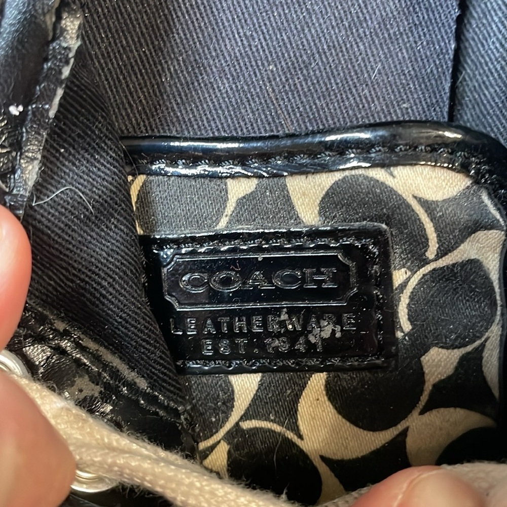 Coach Black And White Sneakers Women Size 8.5 - Picture 8 of 9